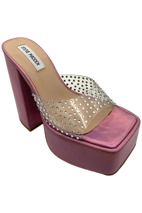 Steve Madden Shoes - Steve Madden Women's Ruby Heeled Sandal Iridescent - Medium
